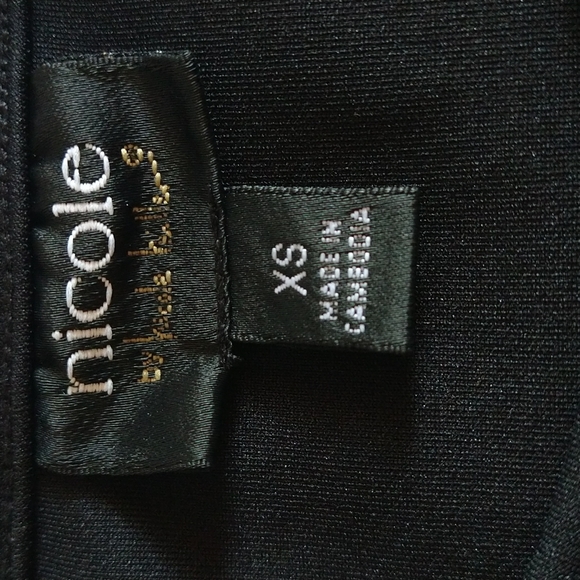 Nicole Miller long sleeve crop top and midi skirt size Xsmall - Picture 9 of 14